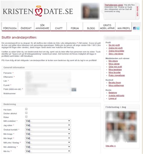 KristenDate.se